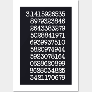 Number Pi | Typography Posters and Art